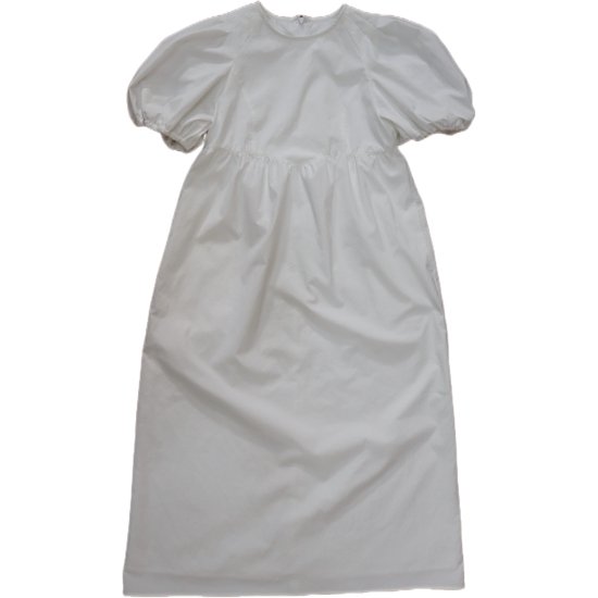 puff sleeve dress“WHT” - ëpa
