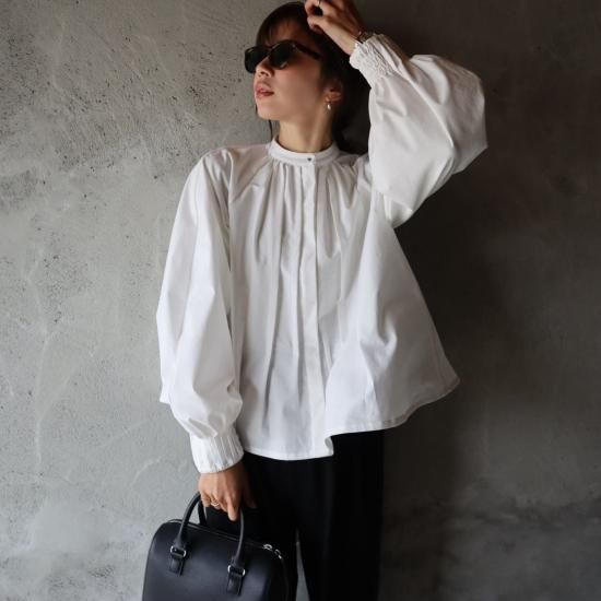 epa tuck tuck blouse エパ　ブラウス　白 tuck tuck blouse 