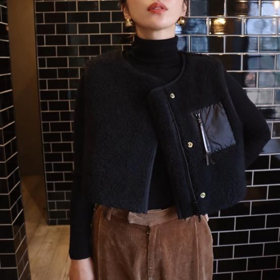 予約]reversible short vest - ëpa