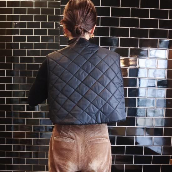 予約]reversible short vest - ëpa