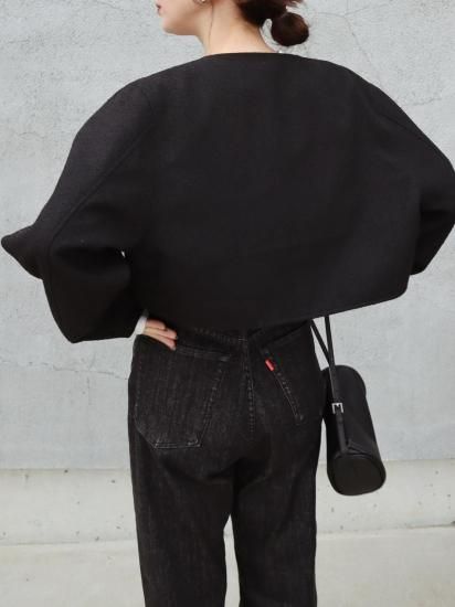 ジャケット・アウター epa tweed short jacket tweed short jacket - ëpa