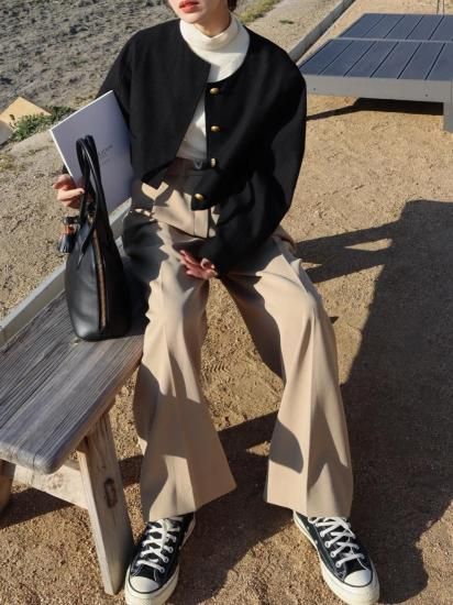 tweed short jacket - ëpa