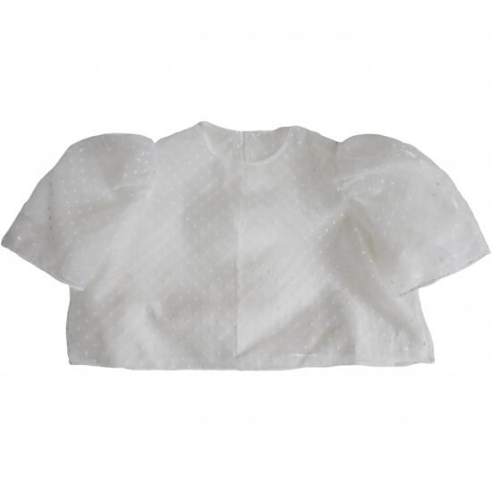 ずっと気になってた 予約]organdy dot blouse“WHT” - ëpa トップス