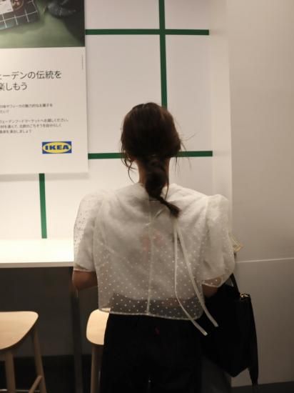 organdy dot blouse“WHT” - ëpa