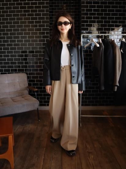 ジャケット・アウター eco leather jacket BLACK ECO LEATHER BOMBER JACKET – Gauhar Ali