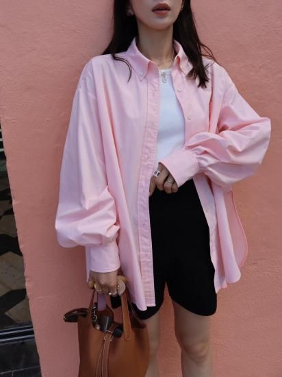 m*t様 epa オックスフォードシャツ　ピンク　新品タグ付き oxford s 予約]oxford shirt