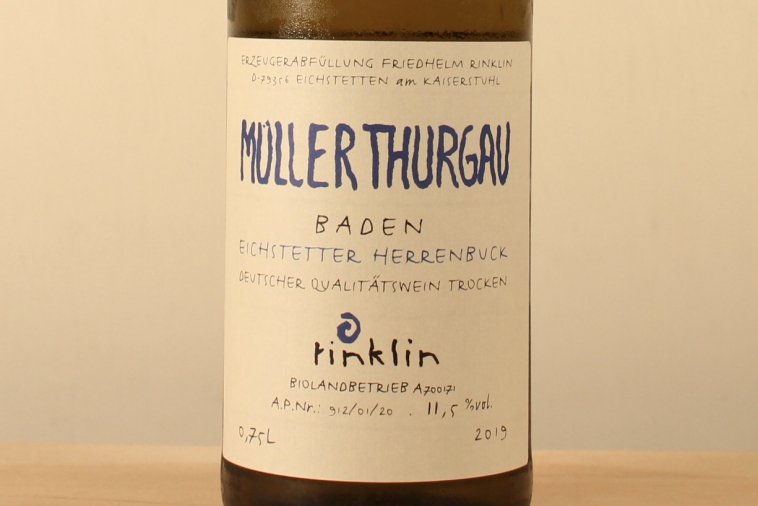 Müller-Thurgau trocken 2019 　ミュラー＝トゥルガウ　トロッケン