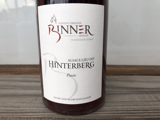 Christian Binner Pinots Hinterberg / クリスチャン・ビネール ピノ ヒンテルベルク 2017