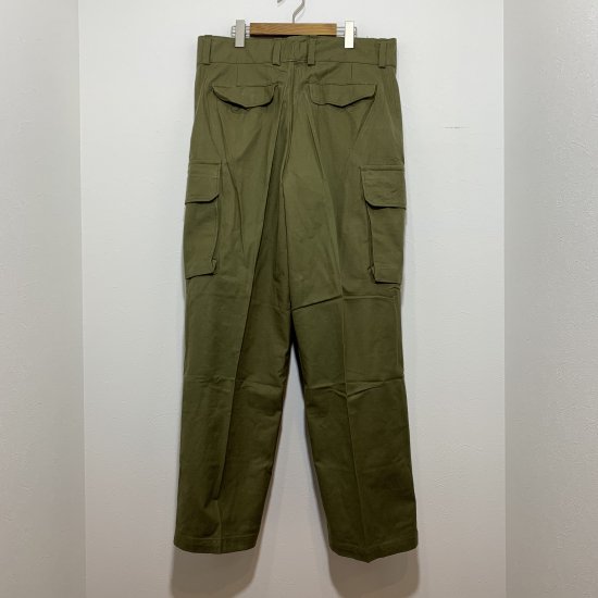 MILITARY DEADSTOCK】FRENCH ARMY M-47 前期 35 デッドストック フランス軍 カーゴパンツ - 【 CHARMANT  】 メンズ ・ レディース MILITARY ・ KAPTAIN SUNSHINE ・ ORDINARY FITS ・ SASSAFRAS ・  N.O.UN ・ BRU NA BOINNE ・ FERNAND LEATHER