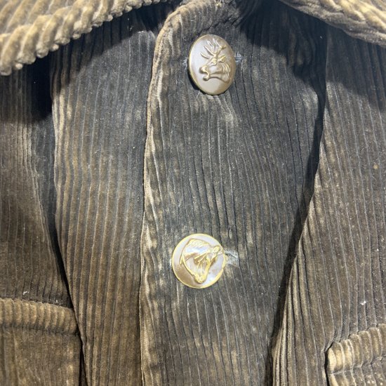 SALE ビンテージフレンチハンティングジャケット 動物ボタン-