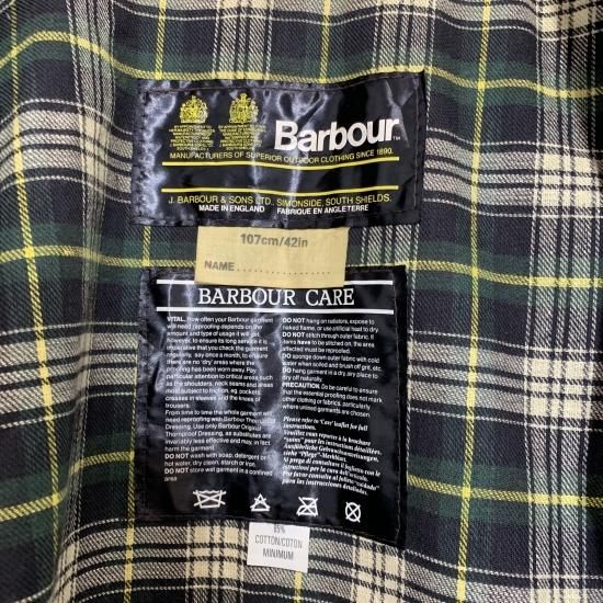 Vintage Barbour】1980s ヴィンテージ バブアー ビューフォート Vintage Barbour】1980s ヴィンテージ バブアー ビューフォート