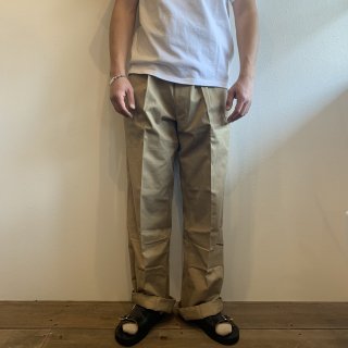 <img class='new_mark_img1' src='https://img.shop-pro.jp/img/new/icons47.gif' style='border:none;display:inline;margin:0px;padding:0px;width:auto;' />MILITARY DEADSTOCKFRENCH ARMY M52 CHINO TROUSERS 50s-60s