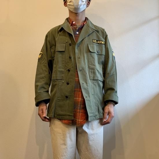 MILITARY ITEM】 40's US ARMY M-43 HBT JACKET デッドストック