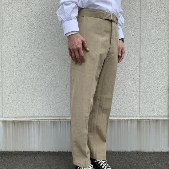 ブランド一覧 | ワールド オンラインストア KAPTAIN SUNSHINE】 Belted Work Trousers キャプテン パンツ