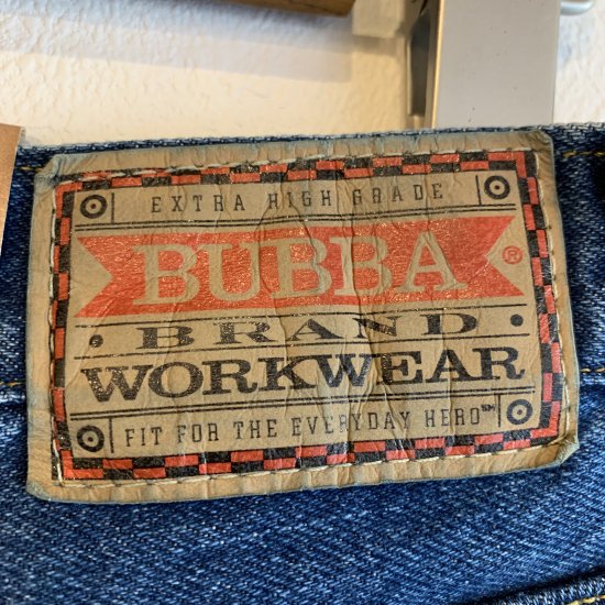 DEADSTOCK】 80-90s BUBBA DENIM フラッシャー付き デッドストック