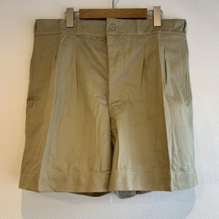 【MILITARY DEADSTOCK】 FRENCH ARMY M-52 フランス軍 2タックチノショーツ 『5』