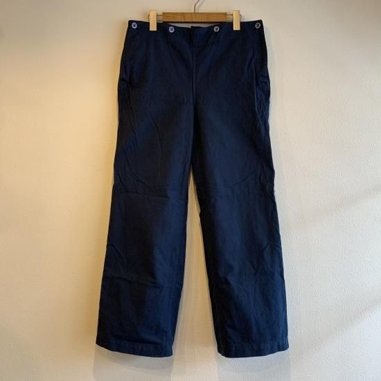 MILITARY DEADSTOCK】 60's FRENCH NAVY SAILOR TROUSERS フランス海軍