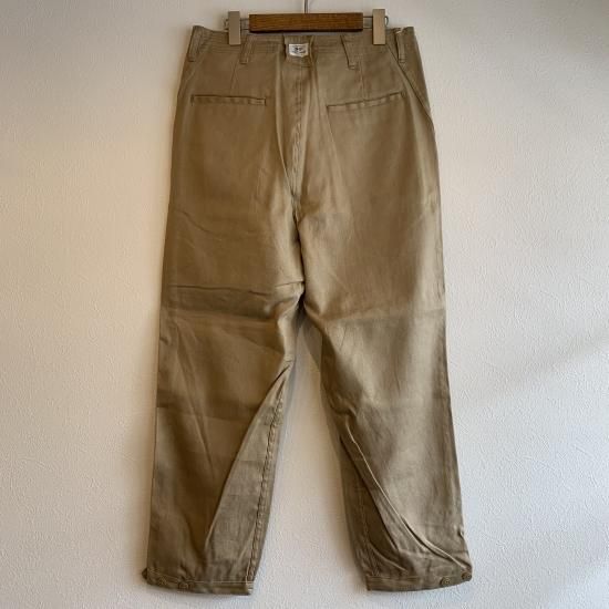 スーパーセール期間限定 SASSAFRAS】 Oxford Linen Cotton 4/5 Pants Stream Sprayer パンツ