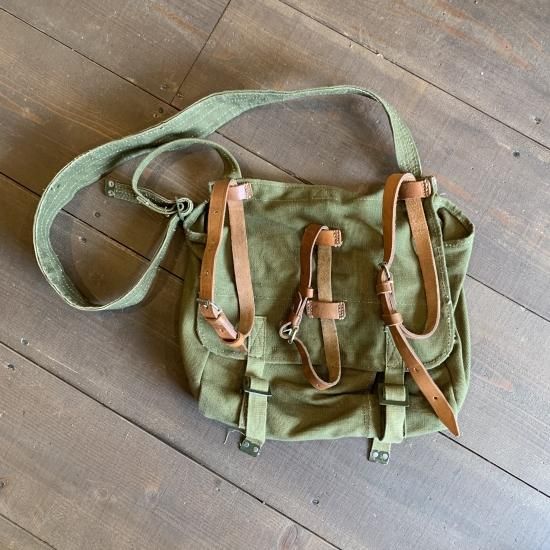 【MILITARY DEADSTOCK】ROMANIAN ARMY BREAD BAG ルーマニア軍 ブレッドバッグ デッドストック - 【  CHARMANT 】 メンズ ・ レディース MILITARY ・ KAPTAIN SUNSHINE ・ ORDINARY FITS ・  SASSAFRAS ...