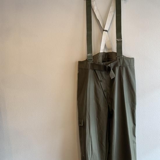 ドイツ軍サスペンダーパンツ　german military work pants