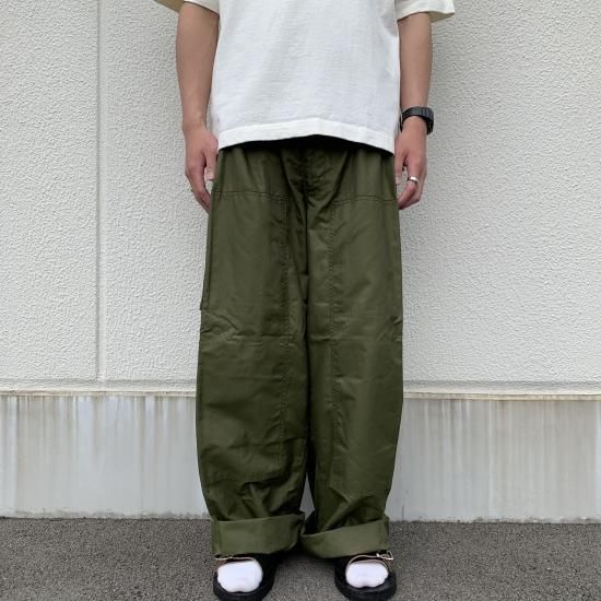 REMAKE 80´S DEADSTOCK POPLIN TROUSERS-