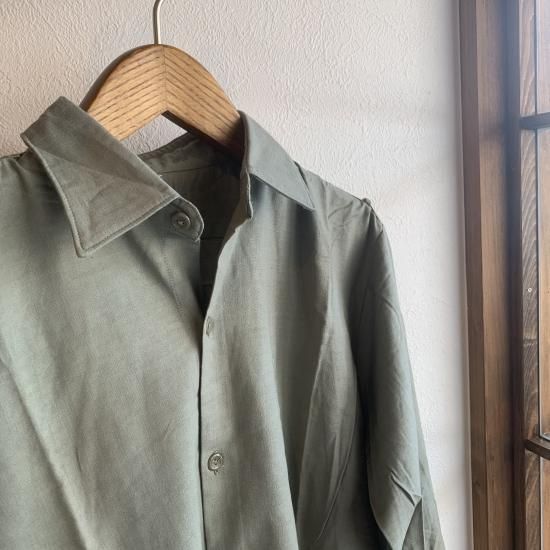 MILITARY DEADSTOCK】60s チェコ軍 プルオーバー グランパシャツ ...