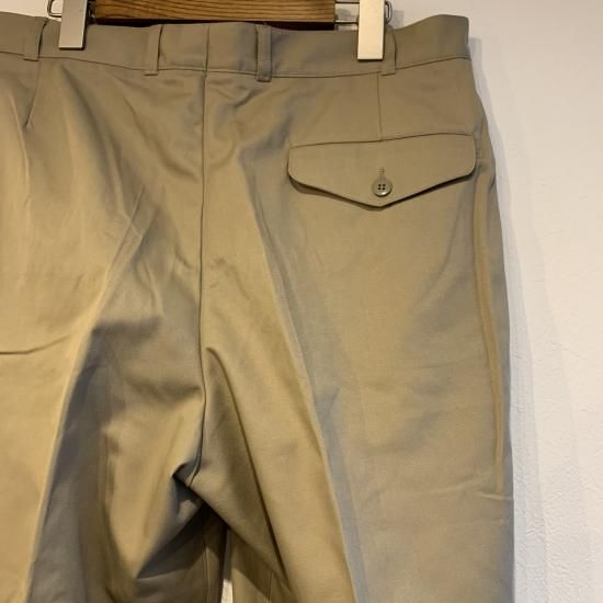【MILITARY DEADSTOCK】DUTCH ARMY ツータックチノパン MILITARY DEADSTOCK】 希少 DUTCH ARMY ツータック チノパン