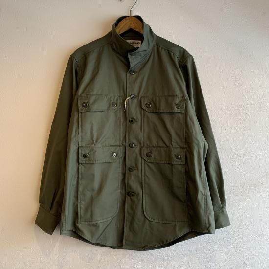 SASSAFRAS BOTANICAL EAGLE SCOUT HALF(POPLIN-OLIVE) - have a