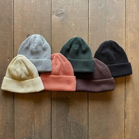 DECHO/デコー】 KNIT CAP ニット帽 綿100％ - 【 CHARMANT