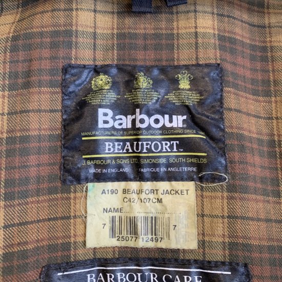 barbour classic beaufort C42