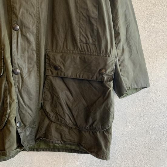 Barbour border C40 セージ 90´s デッドストック級-