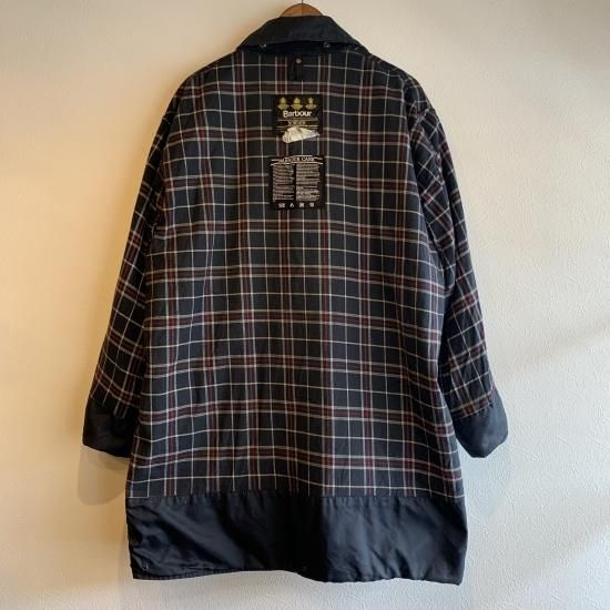 91年製　Barbour BORDER ネイビー　size C48 状態良好 VINTAGE BARBOUR】 90's 