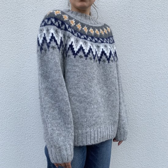 DEL SOL】 ALPACA NORDIC SWEATER アルパカ ノルディック セーター