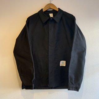 【MILITARY DEADSTOCK】 70's FRENCH WORK MOLESKIN COVERALL JACKET 