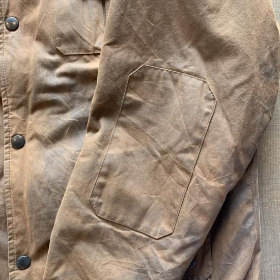 期間限定!【Vintage Barbour】 BUSHMAN JACKET 00年製 XL BROWN ②-4