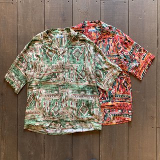 Penneys African Printed SS Shirt ڥˡ եꥫ Хƥå ϥåȥå 