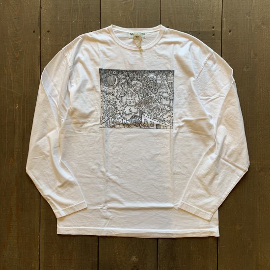 【SASSAFRAS】 Gardening At Night T L/S 