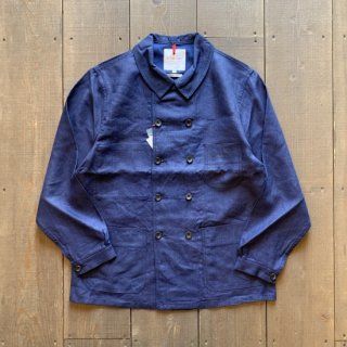 【Le Sans Pareil】 French Work Linen Double Coverall ル サン パレイユ フレンチワークジャケット ダブル リネン