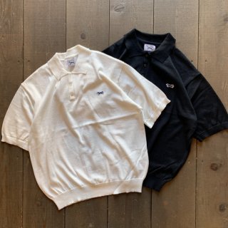 <img class='new_mark_img1' src='https://img.shop-pro.jp/img/new/icons5.gif' style='border:none;display:inline;margin:0px;padding:0px;width:auto;' />【Penneys】 The Fox KNIT POLO ぺニーズ ニットポロ WHT BLK