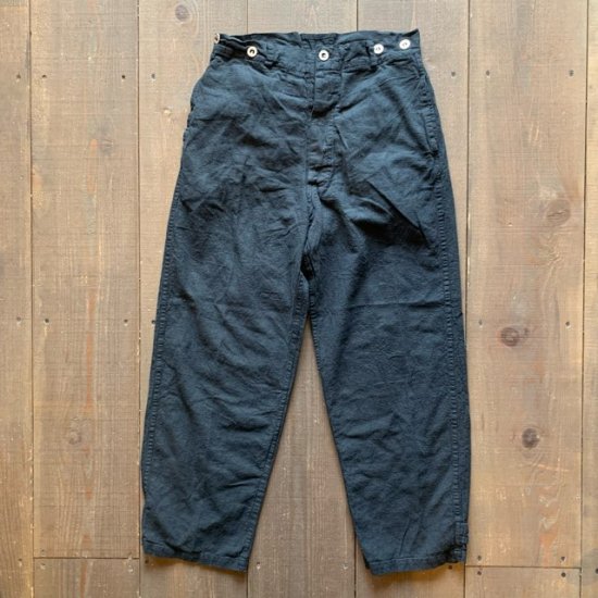 MILITARY】 French Work Bourgeron Pants 