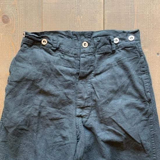 MILITARY】 French Work Bourgeron Pants MILITARY】 French Work Bourgeron Pants