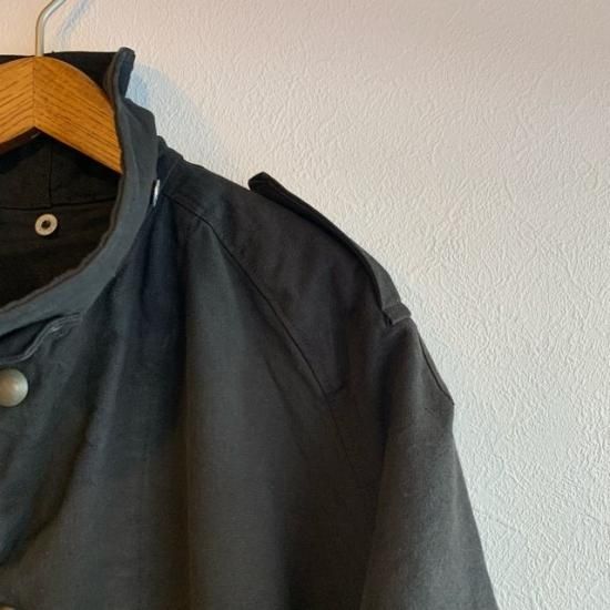MILITARY DEADSTOCK】 FRENCH ARMY MOTORCYCLE COAT MILITARY DEADSTOCK】 FRENCH ARMY MOTORCYCLE COAT