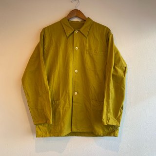 【MILITARY DEADSTOCK】 50’s French Flannel Work Shirts Overdyed 