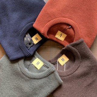 【NITTO KNITWEAR】YOURI KNITTED SWEATER CREW Made in FRANCE