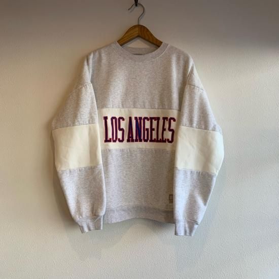 NUTMEG MILLS】 ナツメグミルズ LINE LOGO CREW NECK SWEAT ラインロゴ
