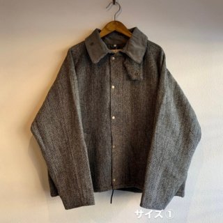 <img class='new_mark_img1' src='https://img.shop-pro.jp/img/new/icons5.gif' style='border:none;display:inline;margin:0px;padding:0px;width:auto;' />新！【yoused】 Harris Tweed Drivers Jacket ユーズド ハリスツイード ドライバーズジャケット