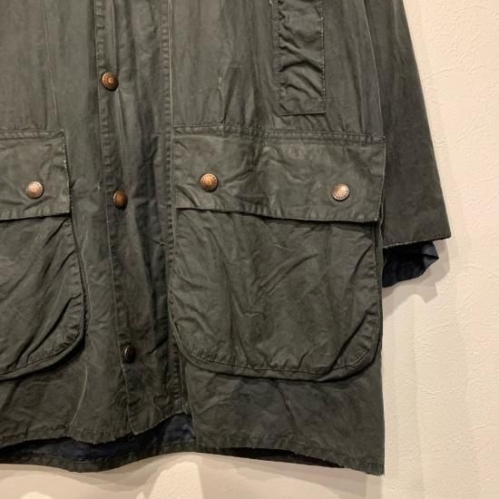 Vintage Barbour】 年代不明 2ワラント BORDER C40 NAVY バブアー