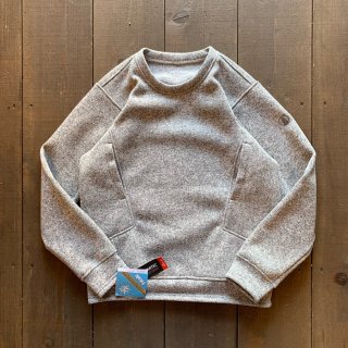 <img class='new_mark_img1' src='https://img.shop-pro.jp/img/new/icons47.gif' style='border:none;display:inline;margin:0px;padding:0px;width:auto;' />【Tilak】 Sage Wooly Sweater Shirts ティラック セージウーリー スウェットシャツ L.Grey Melange