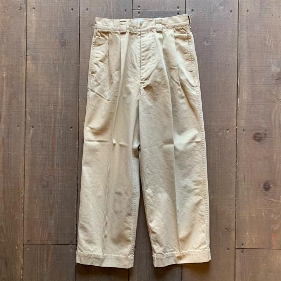 Odour/オウダー Military Chino Pants M チノトラウザー "BEIGE