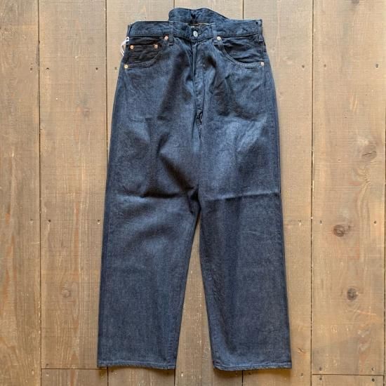 〈KAPTAIN SUNSHINE 〉Buckleback 5PKT Denimデニムカラーデザインブルー